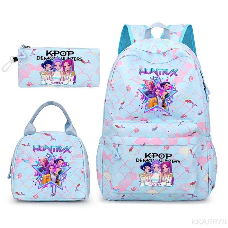 Plecak i zestaw 3w1 z logiem Łowczynie Demonów, marki Hasbro