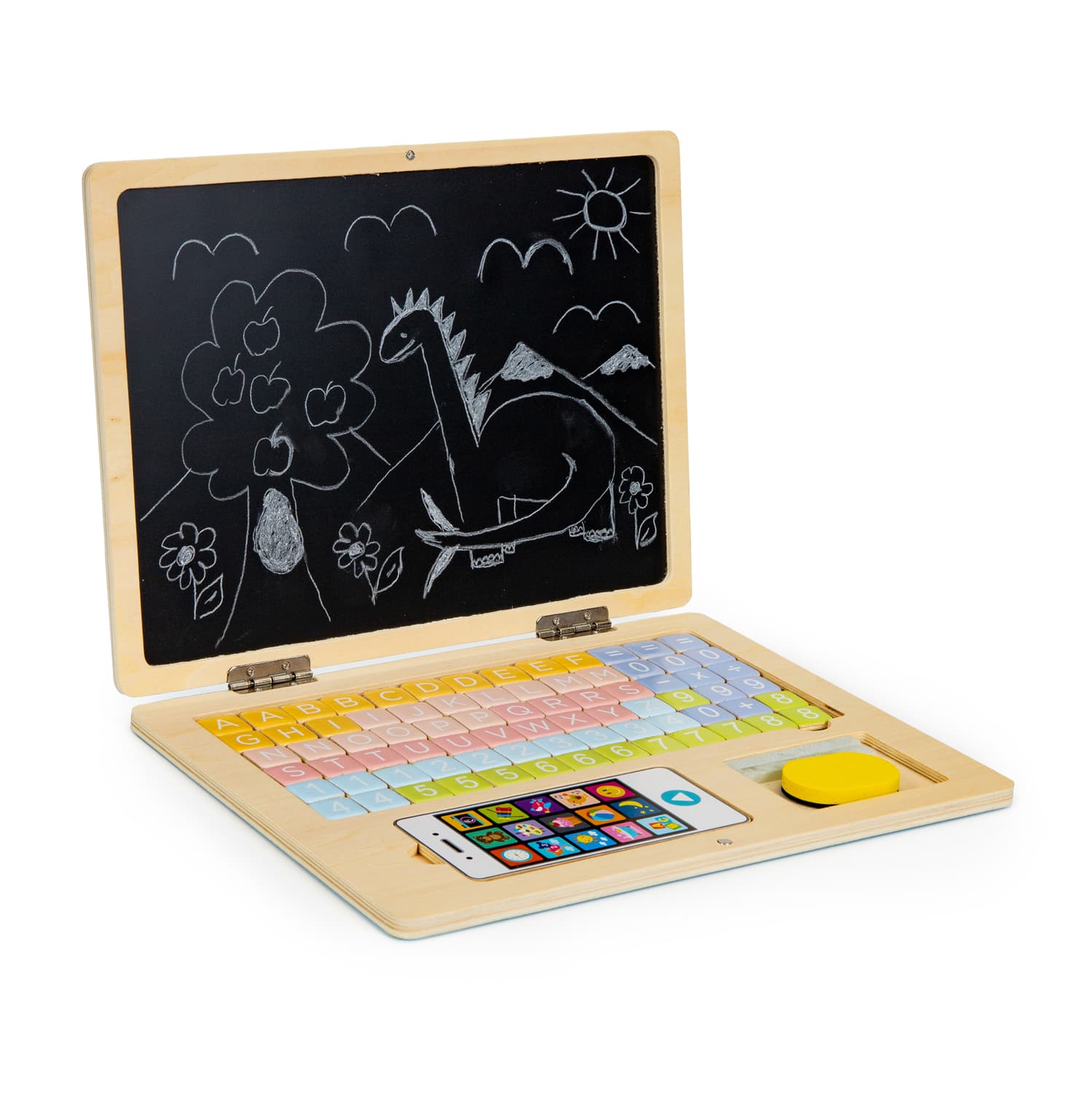 Laptop / tablica magnetyczna dla dzieci- Zabawka edukacyjna marki EcoToys!
