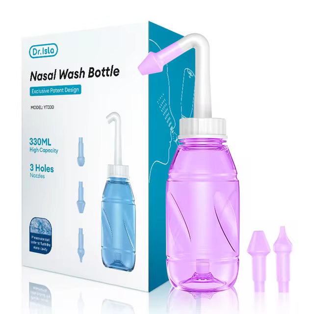 Medyczny Irygator do nosa/ucha dla dzieci i dorosłych marki Dr.Isla 300ML