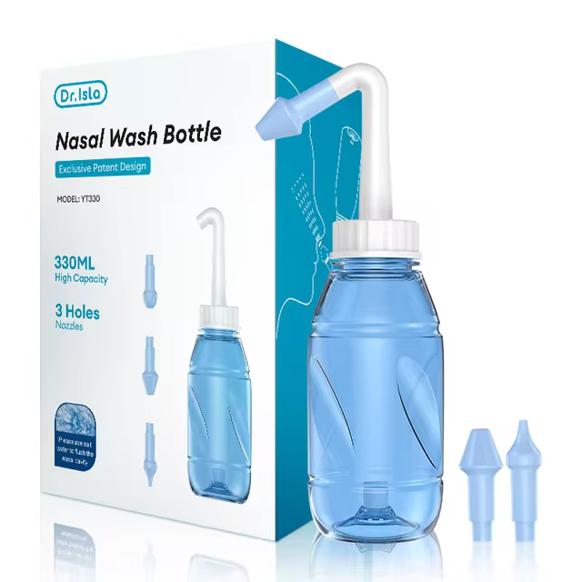 Medyczny Irygator do nosa/ucha dla dzieci i dorosłych marki Dr.Isla 300ML