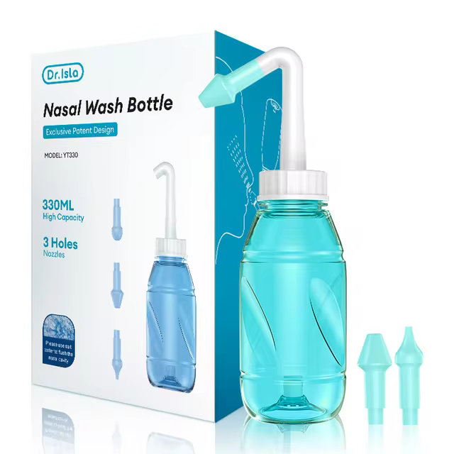 Medyczny Irygator do nosa/ucha dla dzieci i dorosłych marki Dr.Isla 300ML